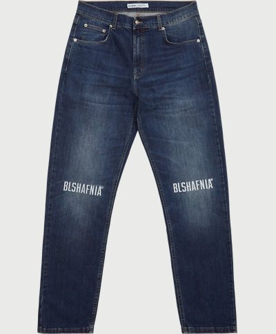 BLS Jeans TYPO LOGO EMB JEANS 202308024 Blå